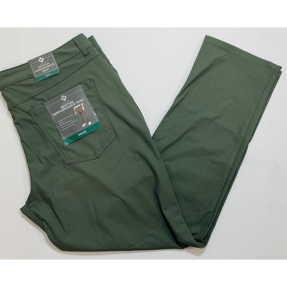 MEMBERS MARK pants men's size 40 x 32 benton slim fit NEW (tt1)